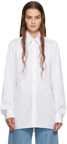 Белая рубашка на пуговицах Maison Margiela
