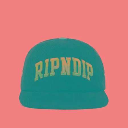 Кепка RIPNDIP Team Spirit Embroidered Art 5 Panel Strapback, цвет чёрный