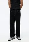 Джинсы прямого кроя STWD Pull&Bear, черный
