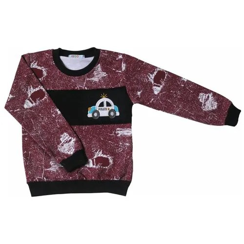 Свитшот Ciggo kids размер 98-104, бордовый