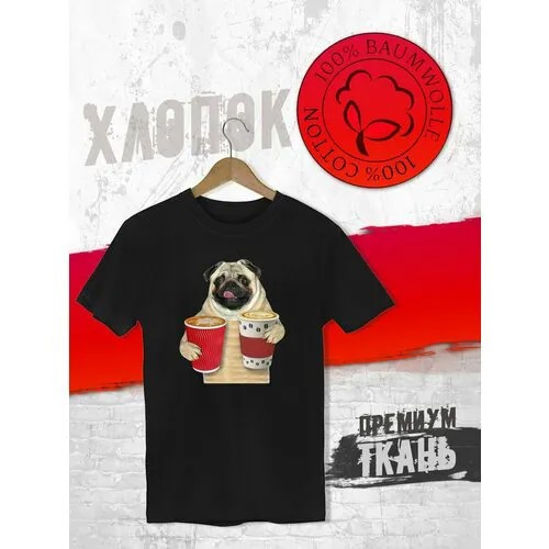 Футболка FUTBA4EVER, размер XL / 50 - 52, черный