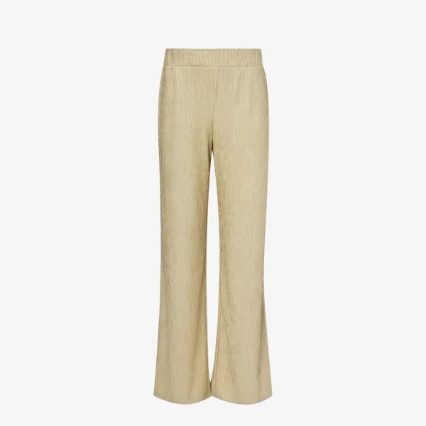 Charlo прямые брюки из тканого материала со средней посадкой и жатой текстурой 4Th & Reckless, зеленый