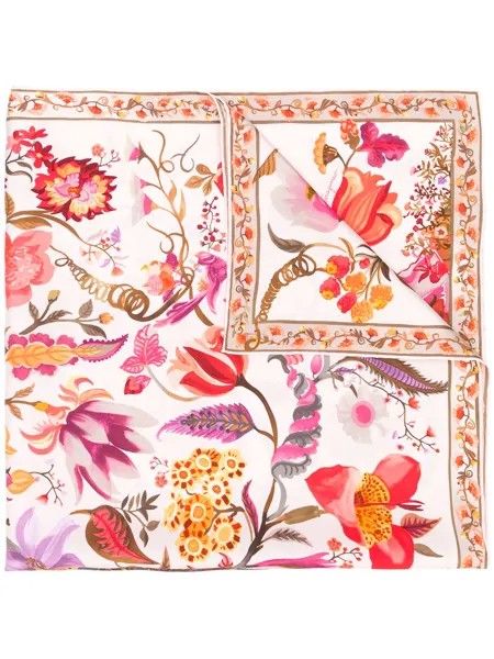 Salvatore Ferragamo floral print scarf