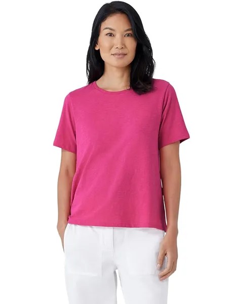 Футболка Eileen Fisher Crew Neck, цвет Geranium