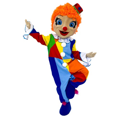 Ростовая кукла Клоун, Карнавальный костюм, Ростовой костюм для аниматора, поздравление ребенка, маскарадный костюм для праздников
