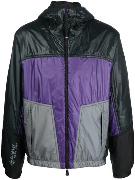 Moncler Grenoble спортивная куртка с капюшоном, серый