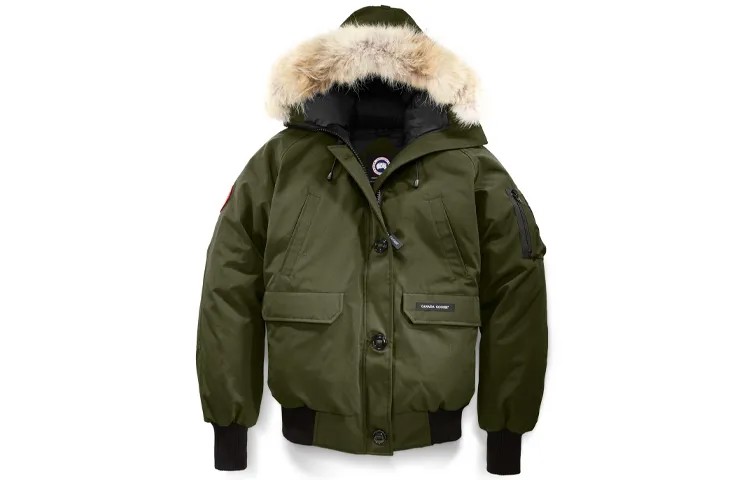 Женский пуховик Canada Goose, армейский зеленый