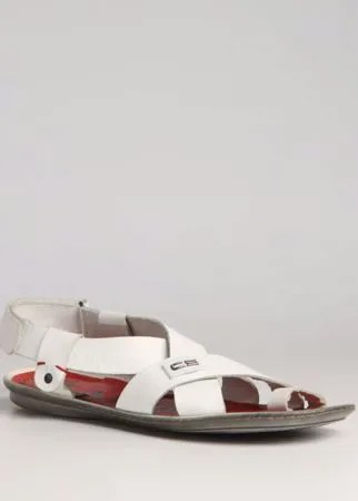 Белые кожаные сандалии Calipso