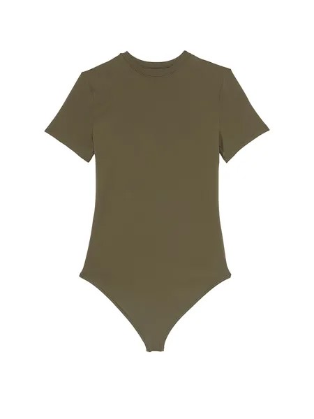 Боди Victoria's Secret Pink Base Stretch, оливковый