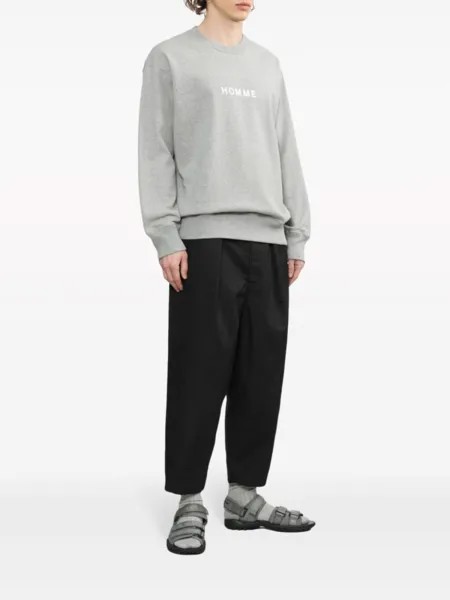Comme des Garçons Homme толстовка с логотипом, серый
