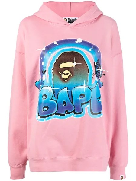 A BATHING APE® худи с графичным принтом