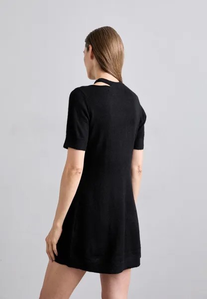 Трикотажное платье VERONA CUT DRESS DESIGNERS REMIX, черный