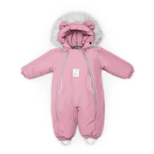 Комбинезон для новорожденных зимний детский. MaLeK BaBy. Розовый, 263ш/2 (80 см)