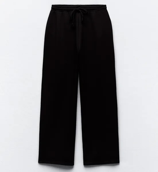 Спортивные брюки Zara Interlock Jogger, черный