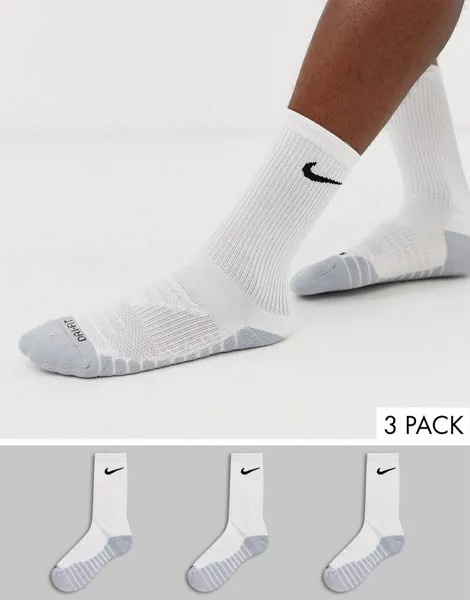 Спортивные уплотненные носки унисекс Nike Everyday Max-Белый