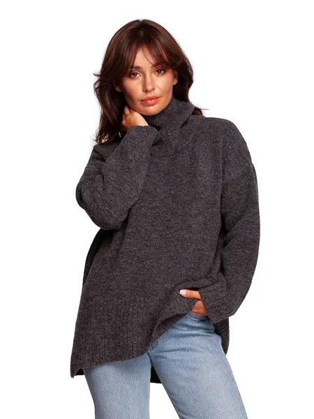 Свитер Be Wear Rollkragen, антрацит