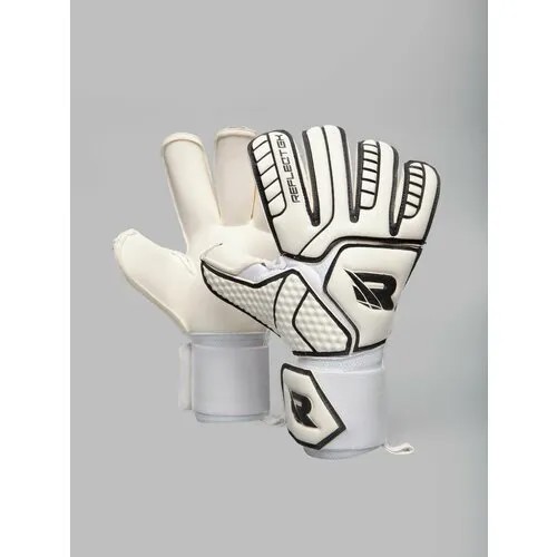 Вратарские перчатки , размер 10, белый
