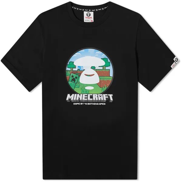Футболка AAPE x Minecraft Ape Head Tee