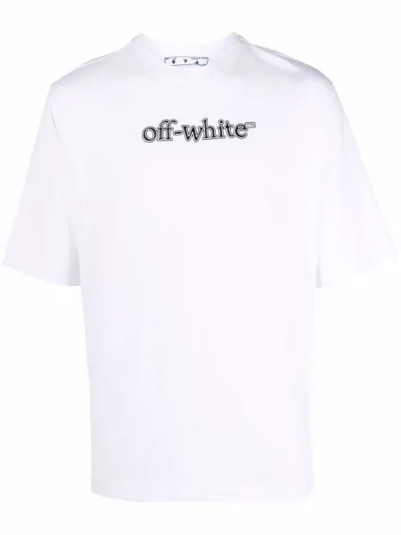 Off-White футболка с логотипом