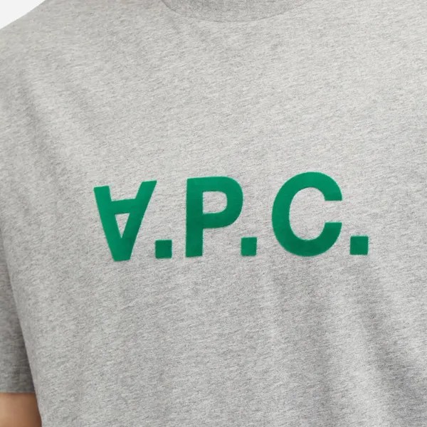 A.P.C. Футболка с логотипом vpc heavyweight, серый