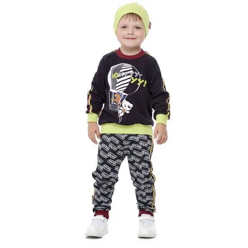 Свитшот lucky child размер 28 (98-104), серый