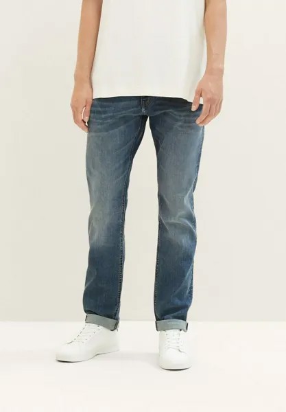 Джинсы Straight Leg AEDAN TOM TAILOR DENIM, цвет tinted blue denim