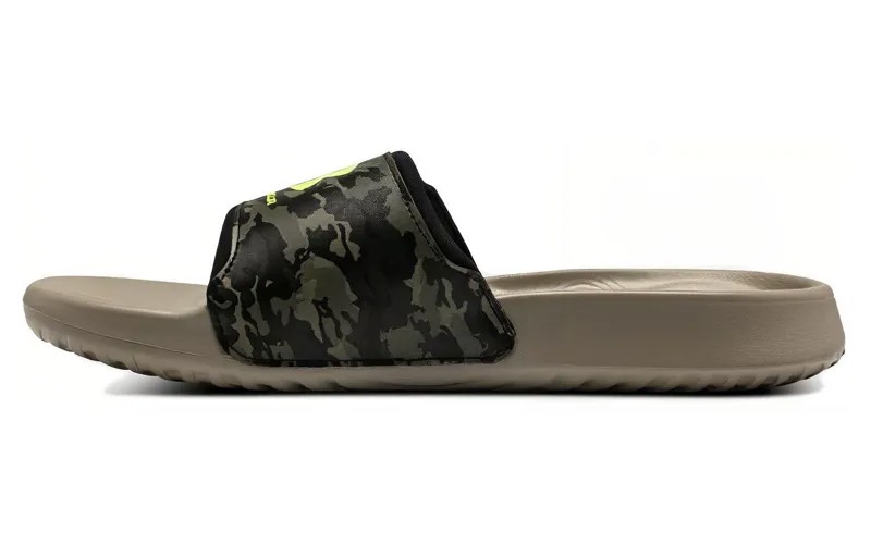 Шлепанцы серии Ignite мужские Forest Dog коричневые серые Under Armour