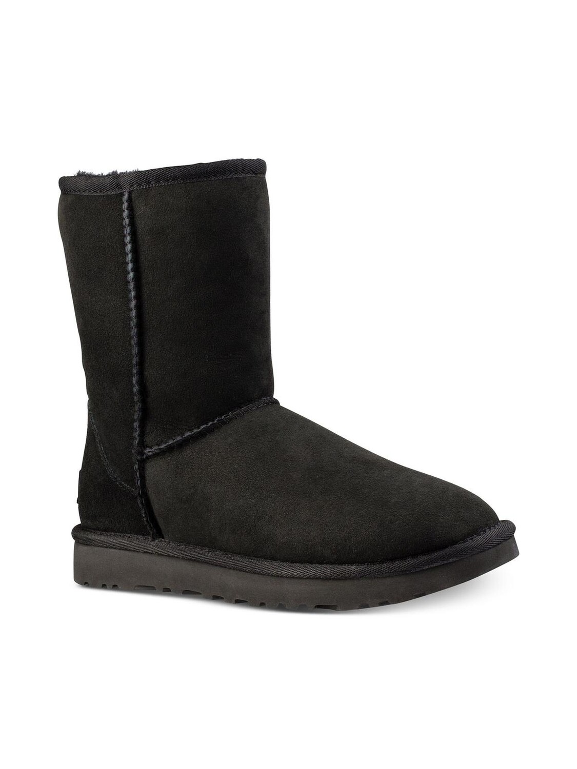 Женские повседневные замшевые ботинки Classic Short II на подкладке UGG, черный