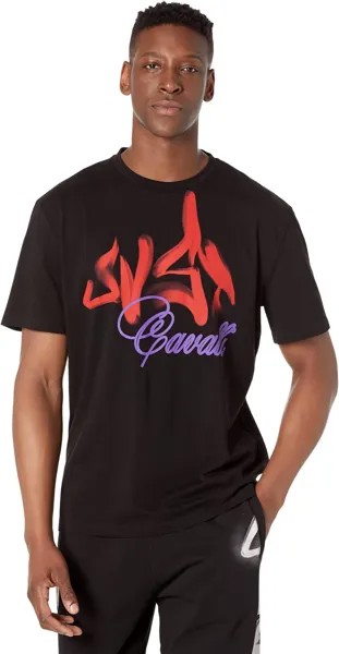 Футболка Just Cavalli Crew Neck Cotton T-Shirt with 