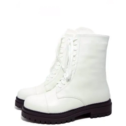 Admlis 9910-21 женские ботинки белый эко кожа, Размер 38