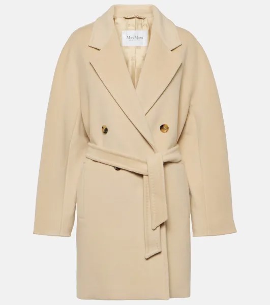 Двубортный бушлат Pila из смесовой шерсти. Max Mara, бежевый