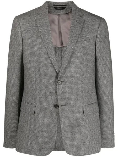 Z Zegna фактурный однобортный пиджак