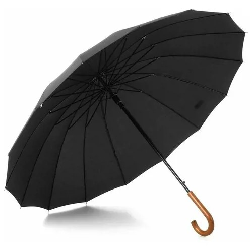 Зонт трость / Диаметр купола 118 см / Большой зонт от дождя