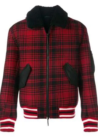 Tommy Hilfiger куртка бомбер в клетку