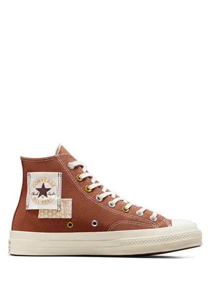 Желто-коричневые женские туфли chuck 70 в стиле пэчворк Converse