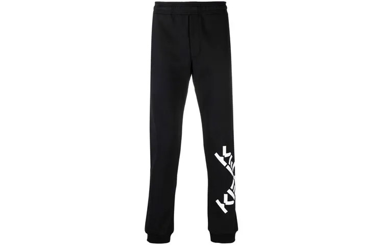 KENZO Мужские трикотажные спортивные штаны, Черный