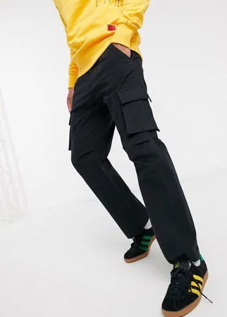 Черные базовые брюки-карго Caterpillar-Черный