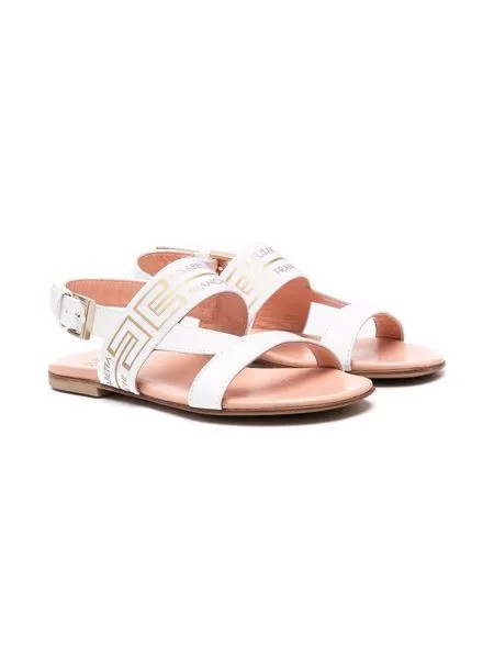 Elisabetta Franchi La Mia Bambina сандалии с логотипом
