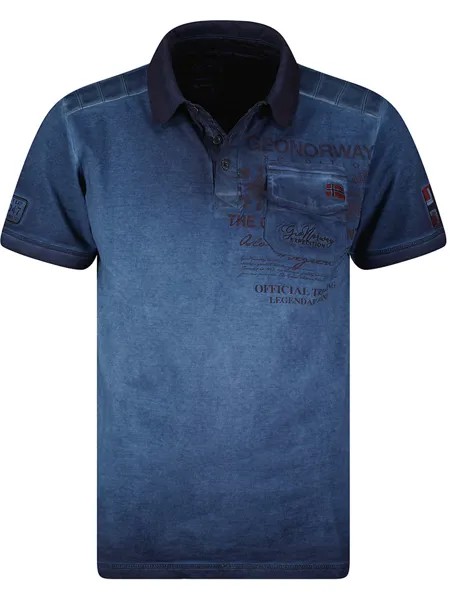 Поло Geographical Norway Keony, темно-синий