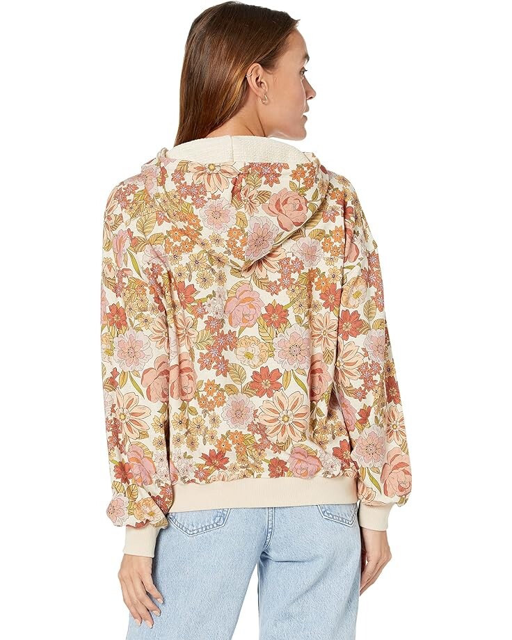 Худи Saltwater Luxe Annie French Terry Floral Hoodie, цвет Oatmeal