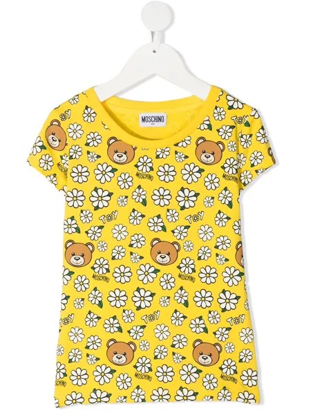 Moschino Kids футболка Teddy Bear