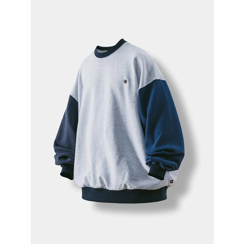 Свитшот ANGLAN Multi Color Wappen, размер M, серый