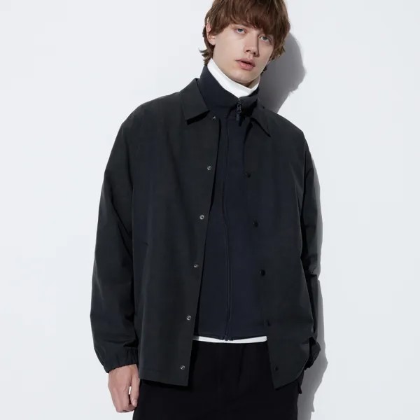 Куртка Uniqlo Unisex водоотталкивающая, черный