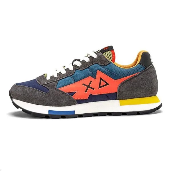 Кроссовки SUN68 Lifestyle Shoes Men Low-top Gray, темно-серый