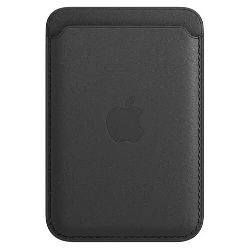 Чехол-бумажник Apple MagSafe кожаный для iPhone 12, iPhone 12 Pro, iPhone 12 Pro Max, iPhone 12 mini black