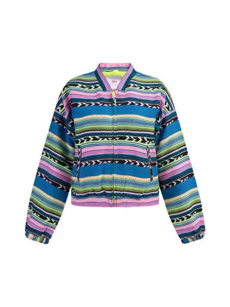 Переходная куртка myMo, цвет mehrfarbig neon grün