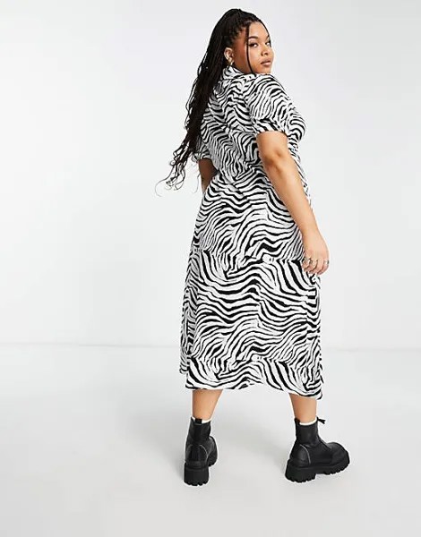 Идеальное чайное платье миди миди ASOS DESIGN Curve