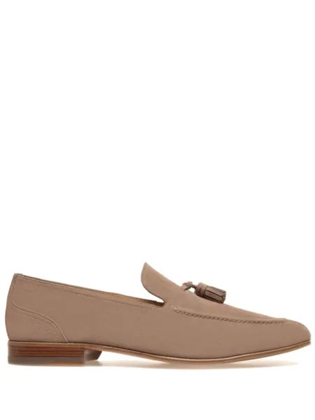 Bally лоферы с кисточками, коричневый