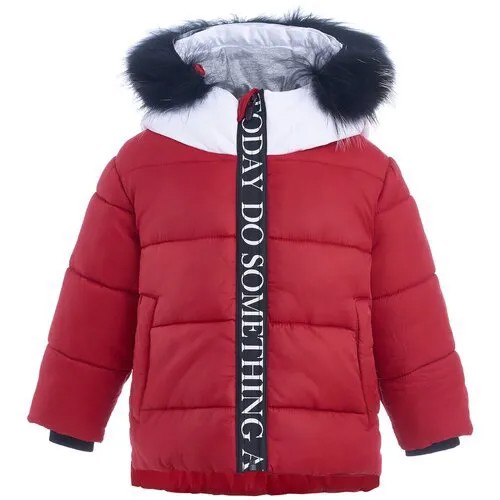 Куртка Gulliver Baby для мальчиков, размер 74, красный, белый