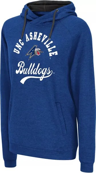 Colosseum Женский пуловер с капюшоном UNC Asheville Bulldogs Royal Blue